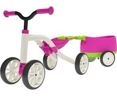 CHILLAFISH cpqt01pin Pink 4-Rollen grow-with-me Rutscher Quad und Anhänger Combo