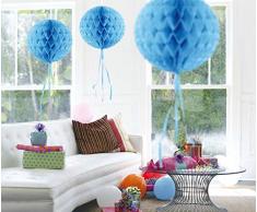 Dekoration Honeycomb Ball 30 cm – Baby Blau