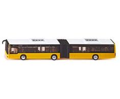 SIKU 3736, Gelenkbus, 1:50, Metall/Kunststoff, Gelb, Bereifung aus Gummi, Öffenbare Türen