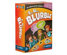 Blurble – Familienspiel Knobelspiel Gehirntraining mit Zungenstolpergarantie – HCM Kinzel – 55126