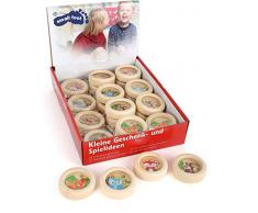 small foot 11021 Geduldspiele mit Stahlkugeln, 4-er Set mit unterschiedlichen Motiven Waldtiere Spielzeug, Mehrfarbig