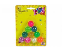 Toy Fun Flummi, 25 mm, 10 Stück auf Blisterkarte