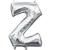 amscan 3306211 Folienballon Minishape Buchstabe Z, Silber