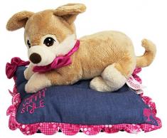 Lelly Barbie Pets Plüsch auf Kissen (braun)