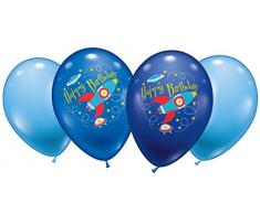 Karaloon 30083-15 15 Ballons Happy Birthday Space
