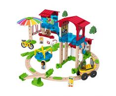 Fisher-Price GGV82 - Wunder Werker Holzspielzeug Schule mit Spielplatz Spielset aus FSC zertifiziertem Holz, Spielzeug ab 3 Jahren