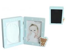 Disok 6538-AZ Bilderrahmen mit Pailletten, Blau