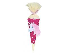 Ursus 9860002 - Schultüten Bastelset, Mini Einhorn, 41 cm, bunt