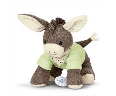 Sterntaler Spieluhr, Stofftier Esel Emmi, Austauschbares Spielwerk, Größe: M, Braun/Grün