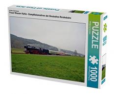 CALVENDO Puzzle Feuer Wasser Kohle - Dampflokomotiven der Deutschen Reichsbahn 1000 Teile Lege-Größe 64 x 48 cm Foto-Puzzle Bild von Wolfgang Gerstner