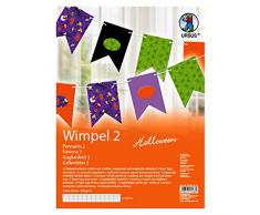 Ursus 57460011 - Banner Halloween, dreieckig, 12 Stück in verschiedenen Farben