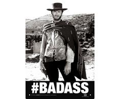 AQUARIUS 30175 zzCOULD Not FIND Western Badass Blechschild, Mehrfarbig, 7,6 cm