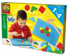 SES Creative 14424 - Hämmerchen Tick My First, Kinder Bastelset, gelb