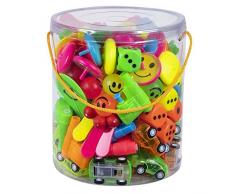 Boland 30798 - Party Box, 112 Teile, Würfel, Spielzeugauto, Flummi, Wasserspritzpistole, Kreisel, Paddleballs, Mitgebsel, Preise, Spiele Box, Pinata, Geburtstag
