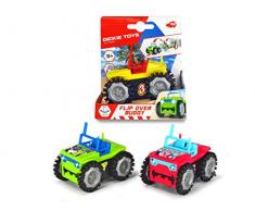 Dickie Toys 203751003 Flip Over Buggy mit Überschlagfunktion, Spielzeugauto mit Batterieantrieb, 3 Verschiedene Ausführungen, 9 cm, ab 3 Jahren