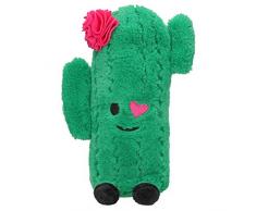 Depesche 10419 Schlamper aus Plüsch, TOPModel Tropical, Kaktus, ca. 22 x 15 x 6 cm, bunt