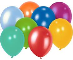 Playtastic Ballon: 100er-Megapack Bunte Luftballons, bis 30 cm (Balloon)