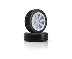 LRP Electronic 65556J - VTEC Groove 2WD vorne Komplettrad, 1/10 Buggy J-Compound, weiß