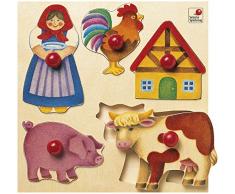 Selecta 62045 Bauernhof Holzpuzzle