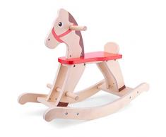 New Classic Toys 11145 Schaukelpferd aus Holz