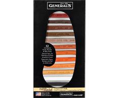 Unbekannt Allgemeine Bleistift verschiedenen Pastellfarben komprimiert Kreide Sticks 12 kg Erde, Hochformat und Skin Tones