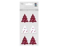 Ursus Kreativ Accessoires Weihnachtsbaum, rot/weiß