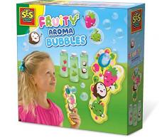 SES Creative 02261 Soluzione per Bolle dal profumo fruttato, 3 x 200 Fruchtigduftende Seifenblasen 3X 200 ml, neutral