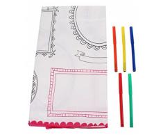 Folat Tischdecke beschreibbaren 130 x 180 cm