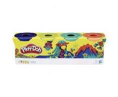 Play-Doh 4er Pack WILD, Knete für fantasievolles und kreatives Spielen