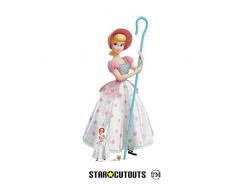 Star Cutouts SC1360 Dekofigur Toy Story 4, mit Pappaufsteller in Pink und Weiß, 149 cm hoch, mehrfarbig