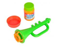Simba 107280847 - Bubble Fun Seifenblasen Musikinstrument, 2-sortiert