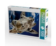 CALVENDO Puzzle Giraffe 1000 Teile Lege-Größe 48 x 64 cm Foto-Puzzle Bild von Elisabeth Stanzer