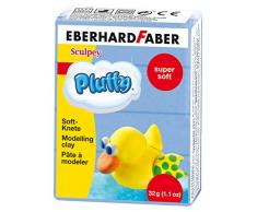 Eberhard Faber 571451 - Super Soft Knete Pluffy, 32 g, blau