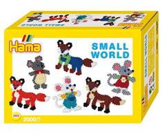 Hama 3503 - Geschenkpackung Kleine Welt Maus, Fuchs, Bügelperlen