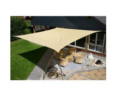 Eduplay Sonnensegel, 5x5m, Quadrat, beige