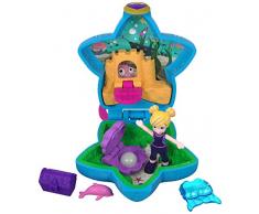 Polly Pocket FRY33 - Tiny Places Schatulle Pollys Aquarium