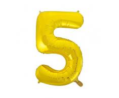 Folienballon im Zahlen-Design, groß, 86,4 cm