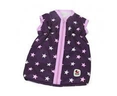 Bayer Chic 2000 792 71 Puppen-Schlafsack für Babypuppen, Stars lila