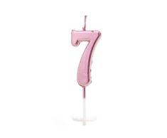 Gifts 4 All Occasions Limited Shatchi Silber 0 Zahlenkerze Geburtstag Jahrestag Party Kuchendekoration Topper