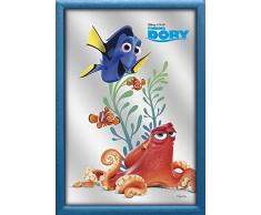 Finding Dory V829395 Wandspiegel Happy Dory, Blau