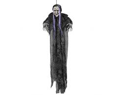 Widmann 5819 Dekoration Hexe, Unisex – Erwachsene, Schwarz
