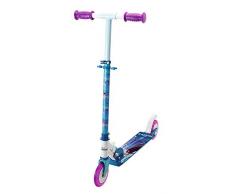 Smoby 7600750363 Frozen 2 Die Eiskönigin 2 Roller mit Bremse, klappbar, blau