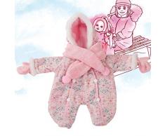 Götz 3402279 Schneeanzug warm eingepackt - Overall-Winterset Puppenbekleidung Gr. M - 3-teiliges Bekleidungs- und Zubehörset für Babypuppen 42 - 46 cm