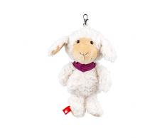 sigikid, Mädchen und Jungen, Mimimis Schaf 20 cm, Kuscheltier mit Karabiner zum Anhängen, weiß, 42401