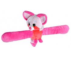 Wild Republic 23174 Huggers Scent Plüsch Panda mit Kirschduft, Kuscheltier mit Schnapparmband, 20 cm, pink