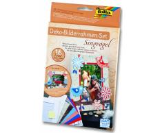 folia 23332 - Bilderrahmen - Set Singvögel, 16-teilig, für Fotos und Bilder im Format 10 x 15 cm