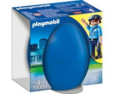 Playmobil 70085 Ostereier Polizist mit Spürhund, bunt