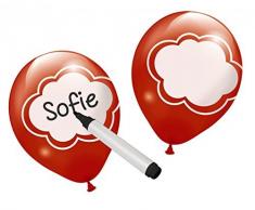 Folat beschreibbares Luftballons (Pack von 6)