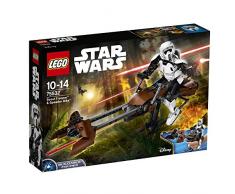 LEGO Star Wars 75532 - Scout Trooper und Speeder Bike, Baufigur