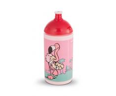 Nici 41879 Sommer Trinkflasche mit Flamingo, 19.5 cm